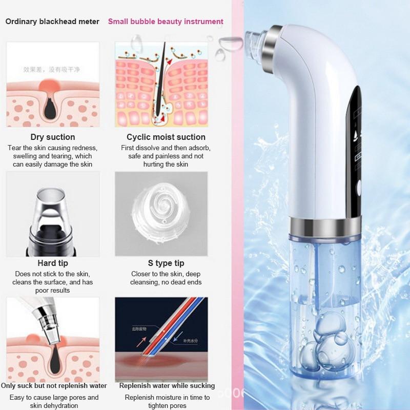 Electric Bubble Vacuum Suction Blackhead Remover